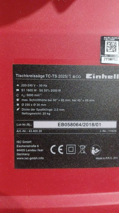 Serra de mesa praticamente nova