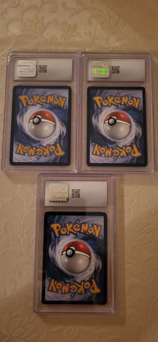 Graded slabs CGC 10 Destined Rivals Team Rocket's Illustration Rare