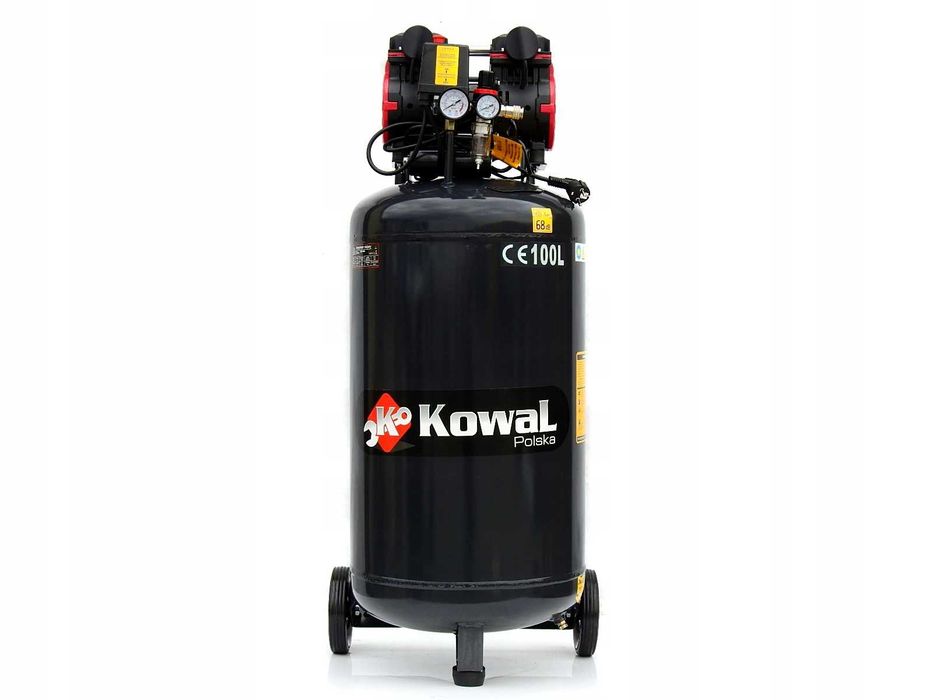 10Bar KOMPRESOR k25 bezolejowy tłokowy 100L sprężarka pompa powietrza