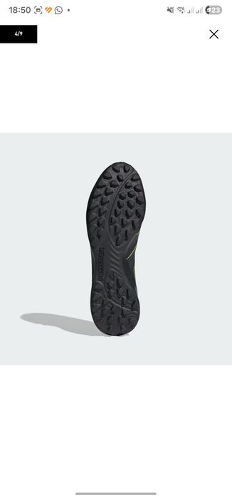 Adidas Predator League Laceless Turf Boots (Tam. 40 2/3) - Novas