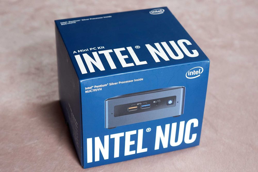 Mini komputer NUC NUC7PJYH2 J5005 4 x 2,8GHz 16GB RAM 256GB SSD | doinwestowany | niski pobór energii | DIY NAS