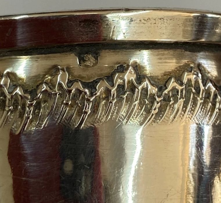 Taça batismal Sec.XIX )EM PRATA 925 ARTIGO ÚNICO