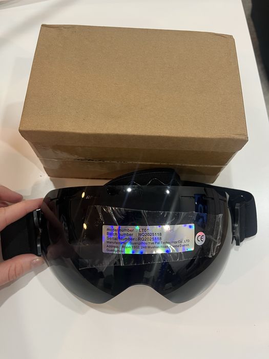 Лижні окуляри НОВІ ЧОРНІ