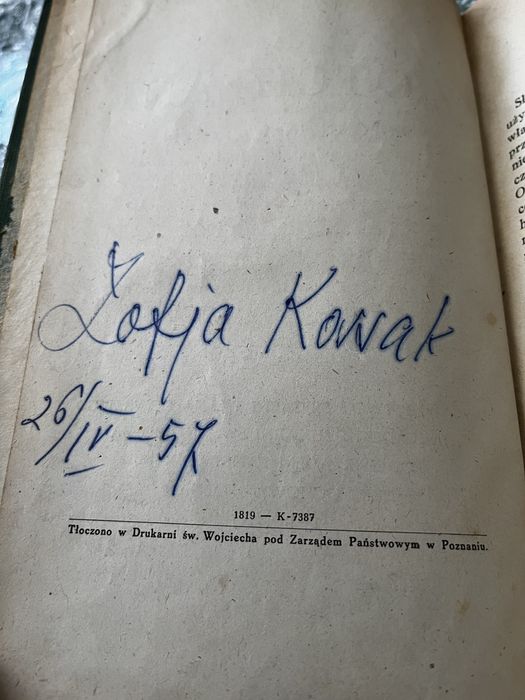 Zofia Kossak „Z otchłani. Wspomjienia z łagru. AUTOGRAF