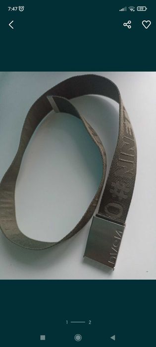 Pasek do spodni dł. 93 cm wojskowa zieleń