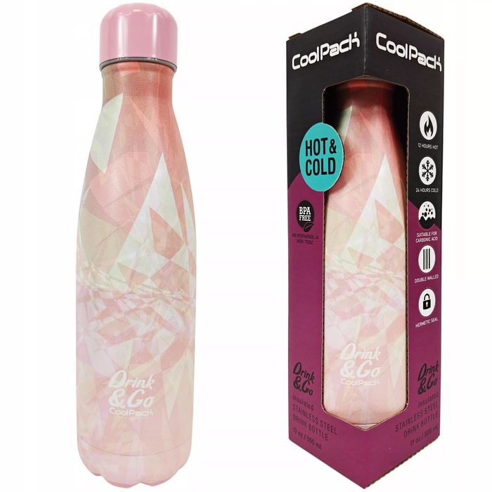 Bidon metalowy Coolpack Tie dye. Patio. Nowy Produkt
