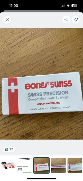 Rolamentos Bones Swiss Precision - Novo