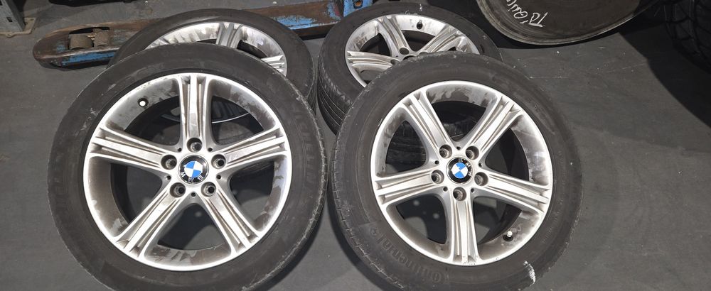 Jantes bmw 17 com pneus,como novas sem um único risco