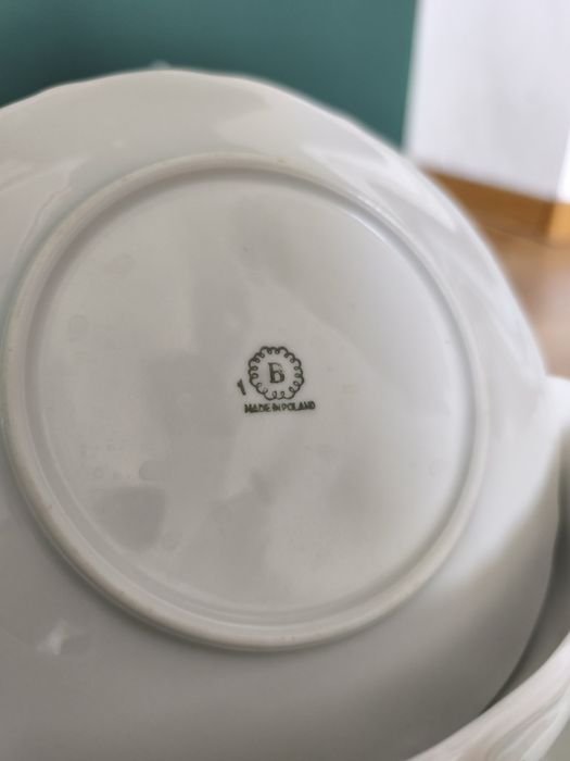 Serwis obiadowy porcelanowy Bogucice z Katowic PRL Porcelana