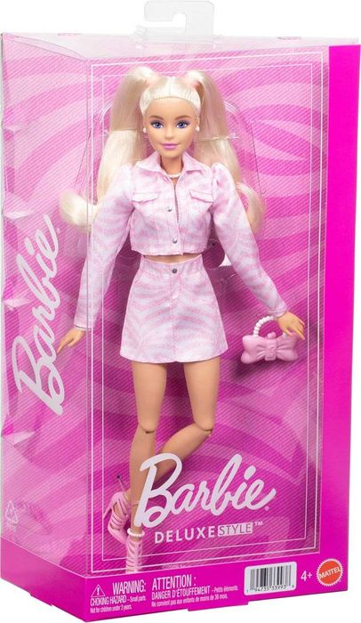 Барби Делюкс в розовом деним-сет №9 Barbie Deluxe Style Doll #9 (JJN69)