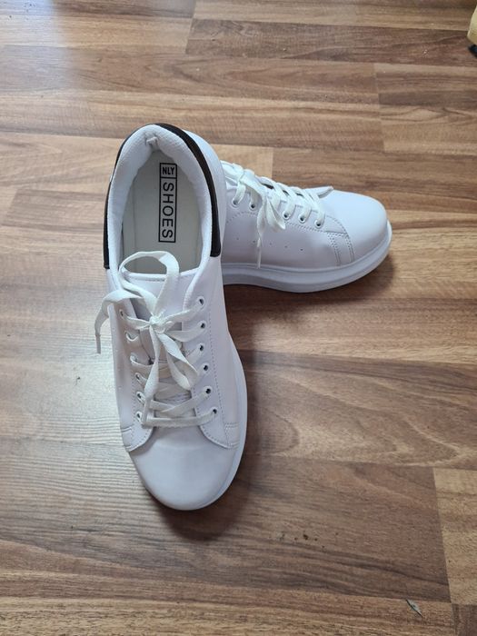 Nly Shoes buty sneakersy damskie Białe rozmiar 40