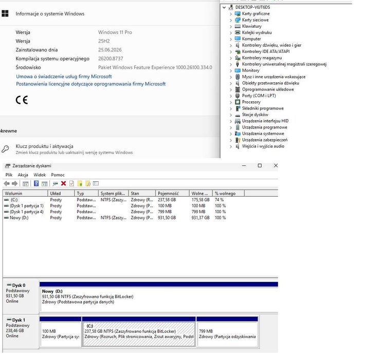 Komputer stacjonarny Intel Pentium G4560 16GB RAM
