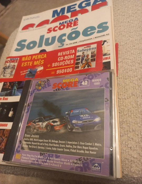 Revista MegaScore N.42 + CD + Soluções Ano 99