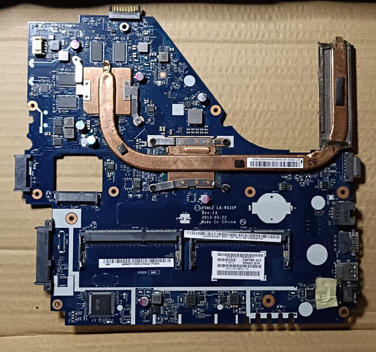 Motherboard Acer testada V5WE2
 LA-9531P
