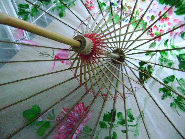 Starocie z PRL - Moda = Parasolka chińska z czasów PRL