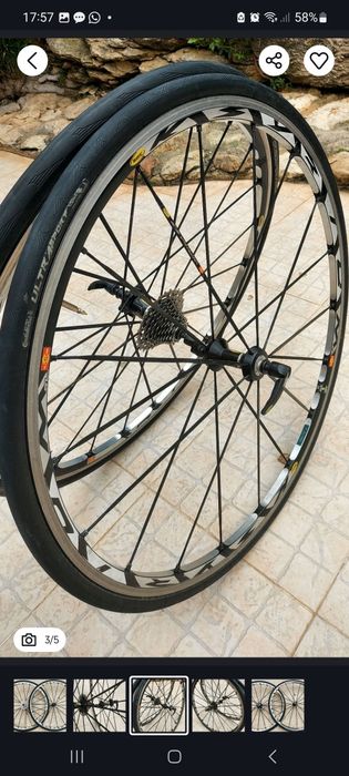 V...Rodas Mavic Ksyrium