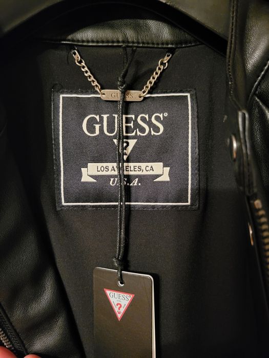 Kurtka damska ze skóry ekologicznej GUESS S