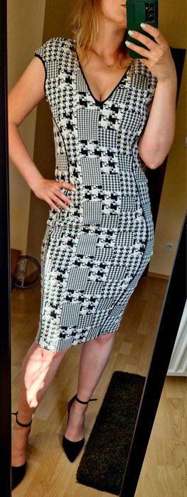 Sukienka ołówkowa H&M M elegancka wizytowa biurowa