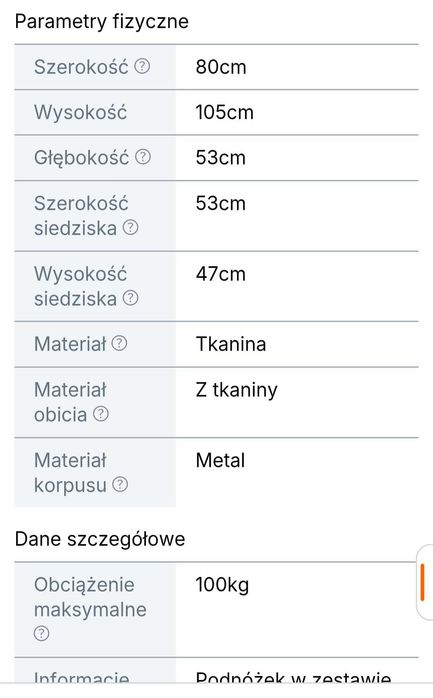 Fotel rozkładany elektrycznie Jamal