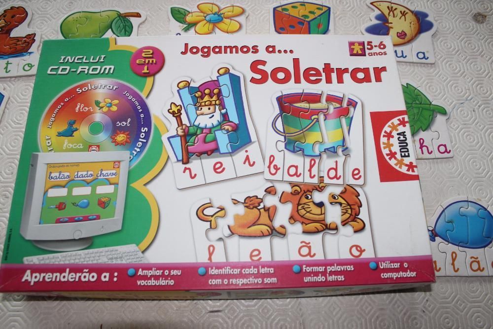 Jogo "Soletrar" vmos jogar aprender