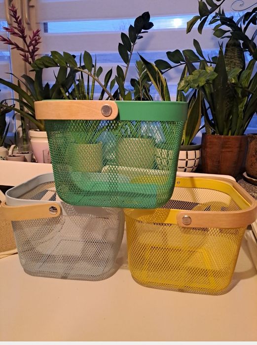 Zielony koszyk ikea