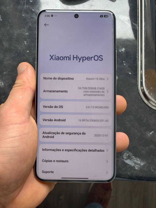 Xiaomi 15 Ultra 16/512gb garantia