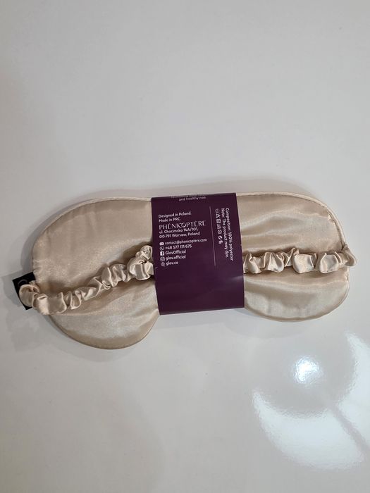 Máscara de dormir de cetim