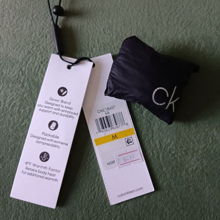 Чоловіча довга пухова куртка Calvin Klein
