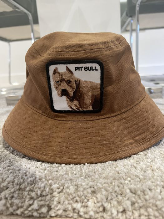 GOORIN BROS- Chapéu Balde Castanho Pit Bull NOVO