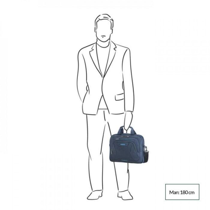 Torba do notebooka American Tourister Samsonite 13,3"-14,1" granatowa