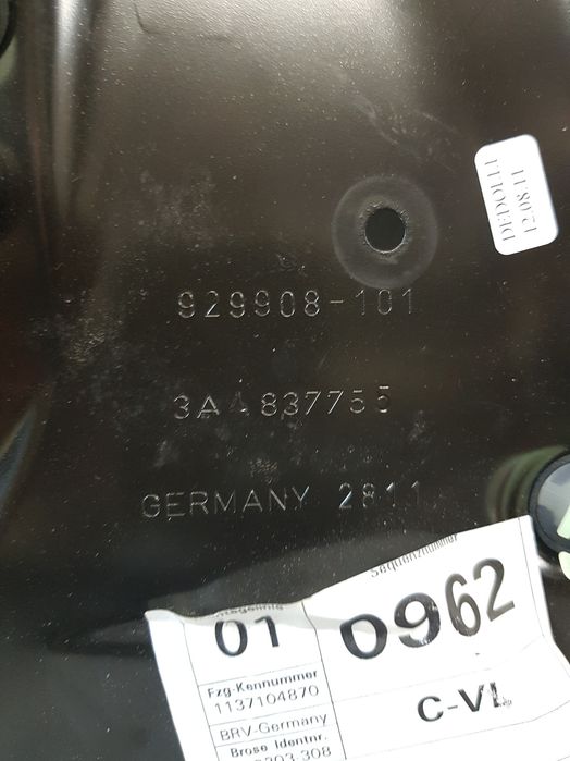 Podnośnik Szyby Lewy Przód + Głośnik + Silniczek Vw Passat B7 Kombi