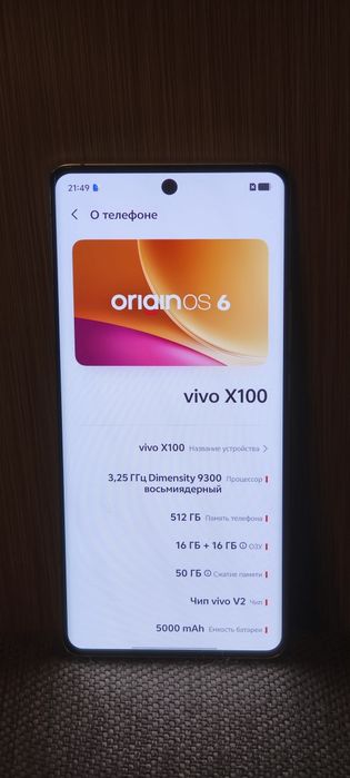 Vivo x100 ,16/512