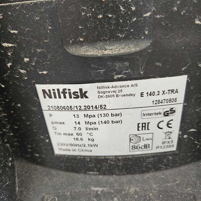 Lavadora de Alta Pressão Nilfilsk 140 bar