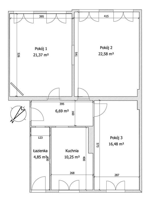 Mieszkanie 80,7 m² w centrum Gdańska - Widok 6