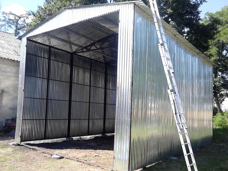 Garaż blaszak 5x6! Garaż blaszany! Garaże 6x8 8x8 5x7 6x6 7x7 12x6 6x9