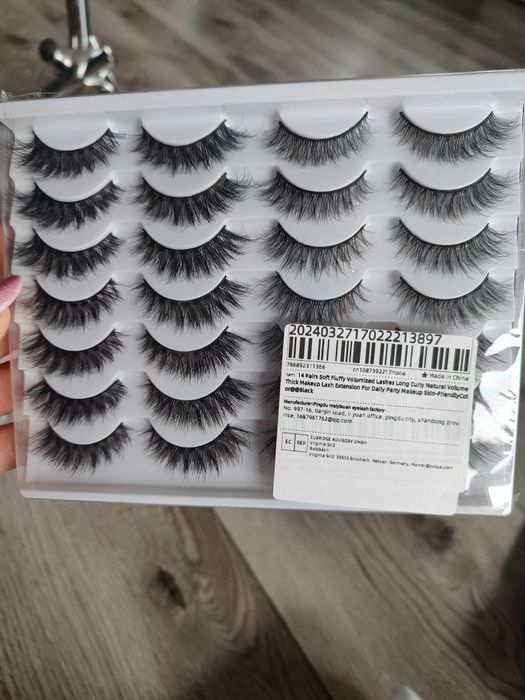 14 par rzęs sztucznych