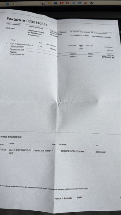 Lenovo ThinkPad E16 G3 U5