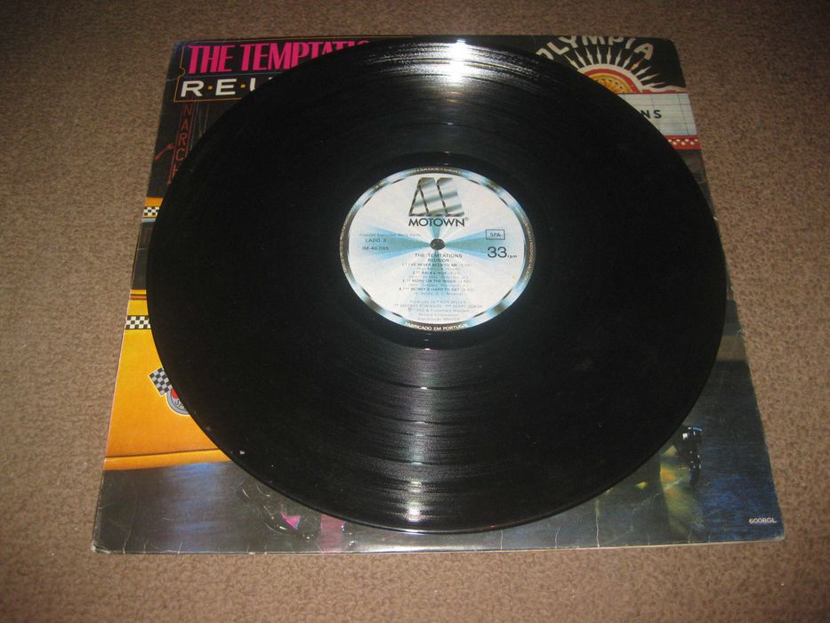 Vinil LP 33 rpm dos The Temptations "Reunion"