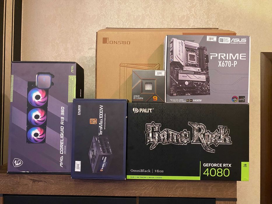 Ігровий ПК RTX 4080 16GB | Ryzen 9 7900X | 32GB/2TB NVME | Компʼютер