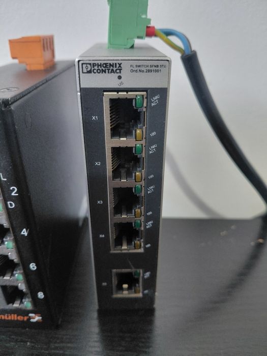 Switchs Industriais Weidmuller e Phoenix Contact