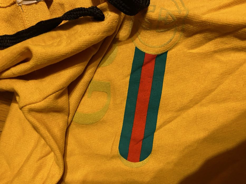 Nowa zolta bluza Gucci kaptur L/XL