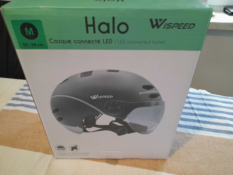 WISPEED Kask Halo Adult czarny rozmiar 55-58cm