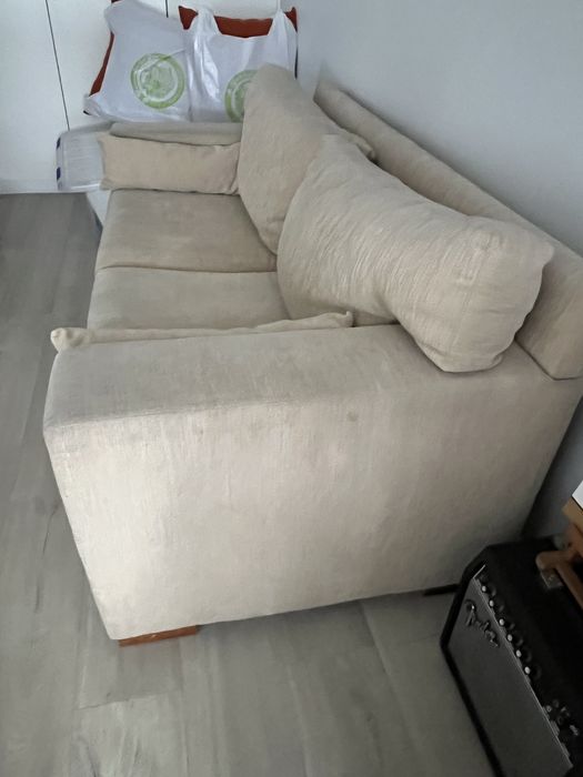 Sofa beije, 2 lugares