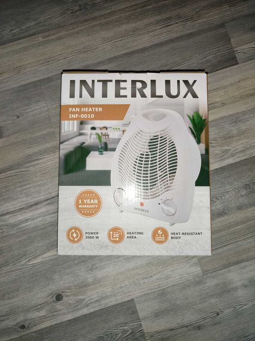 Тепловентилятор INTERLUX INF-0010 (2000W) – новий