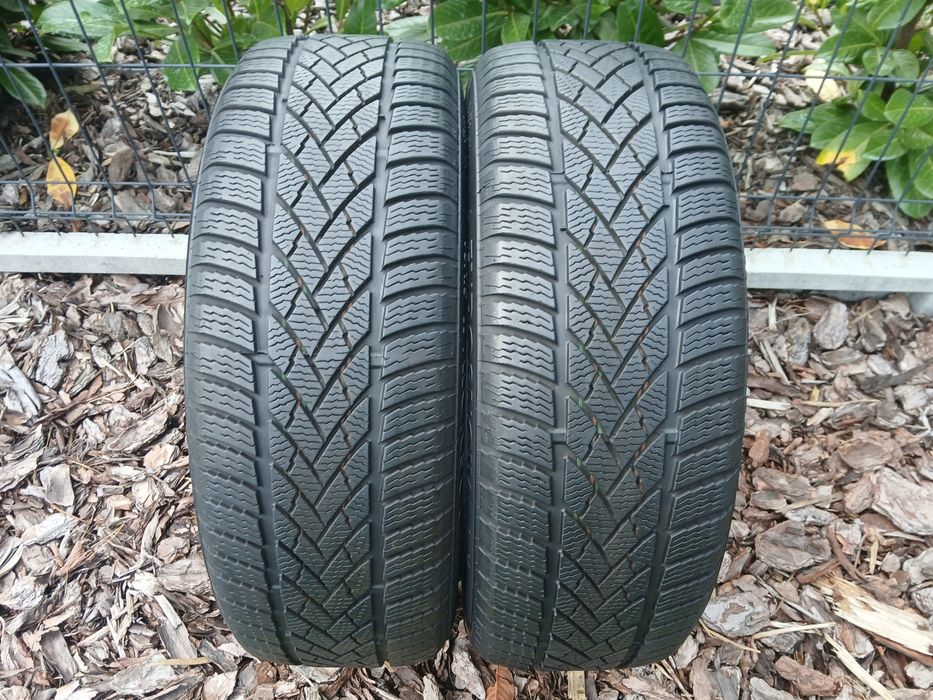 Opony zimowe Tyfoon Eurosnow II Silca 205/55/16 91H M+S - PO I SEZONIE - 2SZT - 2x6,5-7,0MM - STAN BDB