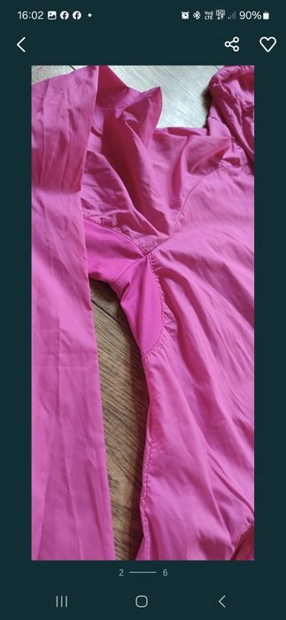 Różowa kurtka sportowa KARI TRAA XS