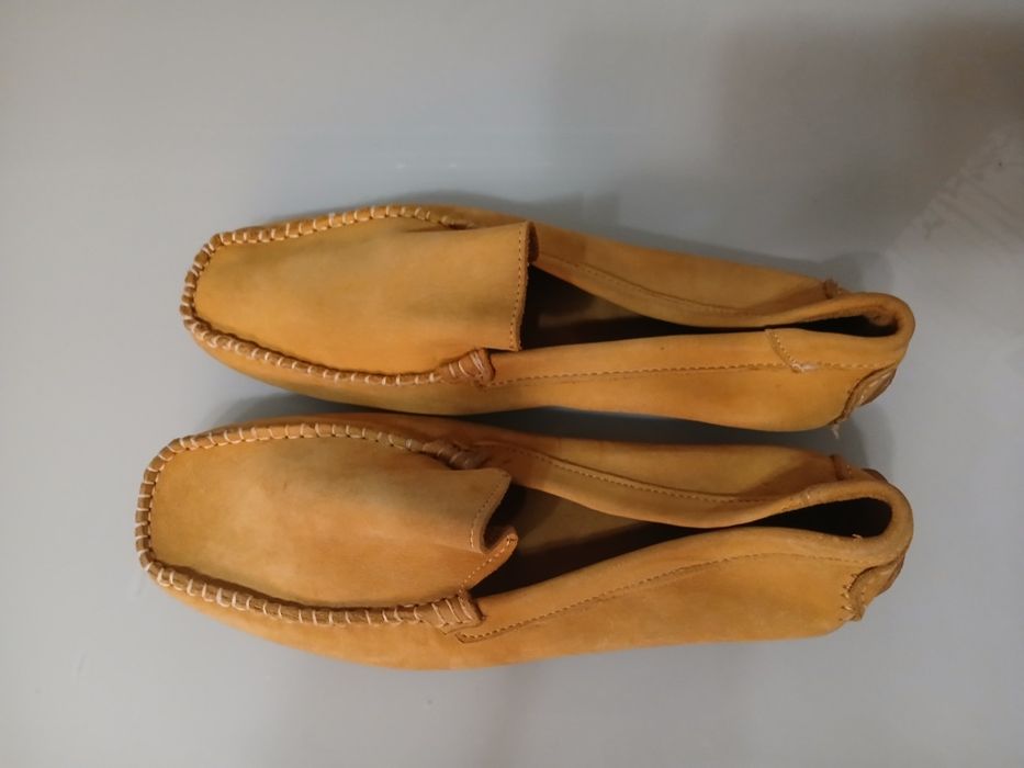 Buty mokasyny beżowe skóra 100% exstra jakość ,nowe cena 279 zł.