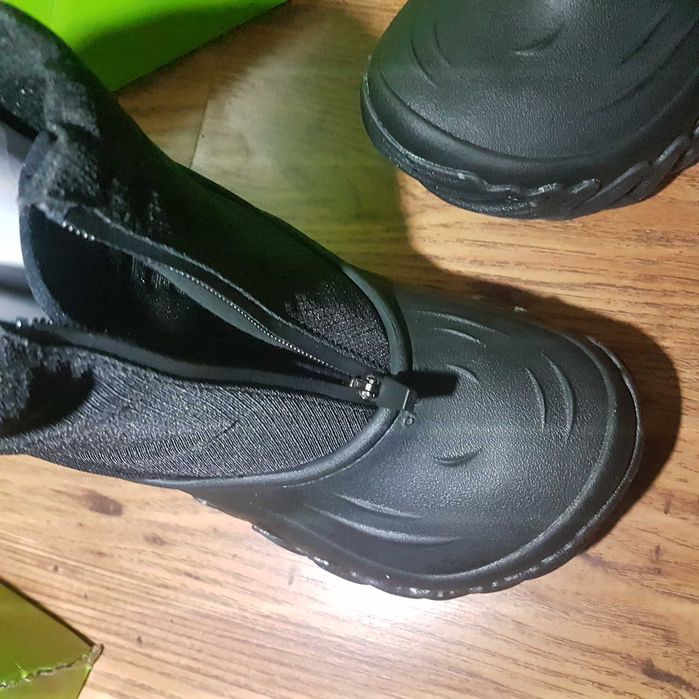 crocs echo boot z shield 37/38 kalosze śniegowce buty zima z suwakiem