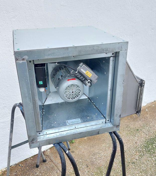 Ventilador extrator 3200 m3h Ar fumos tintas de estufas de pintura