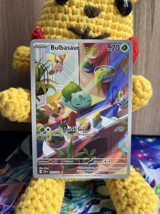 Bulbasaur Full Art - 143/142 - Stellar Crown